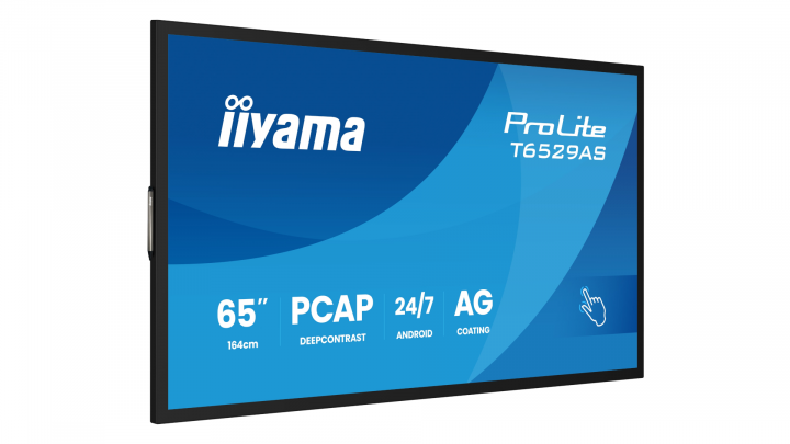 Monitor interaktywny iiyama T6529AS-B1AG 64,5" 4K UHD VA Touch Android 14 3