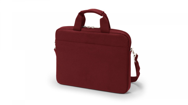 Torba do laptopa DICOTA Slim Case BASE 141 D31306 czerwona - tył lewa strona
