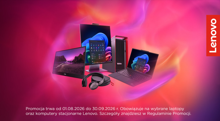 Komfort pracy z akcesoriami Lenovo w srodku aktualnosci