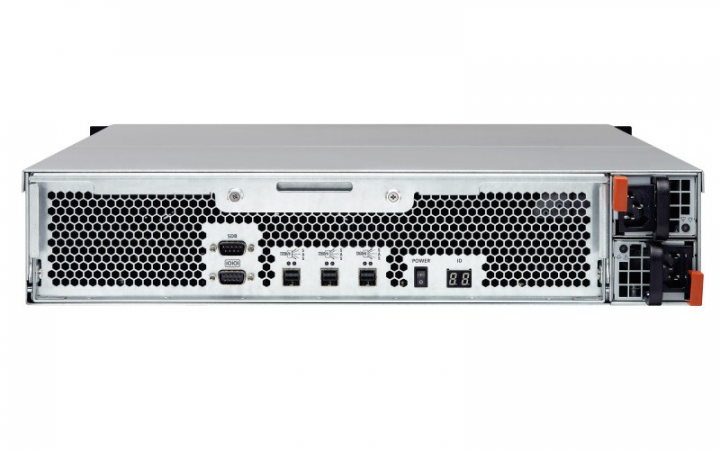 Moduł rozszerzający NAS QNAP REXP-1220U-RP - widok tyłu