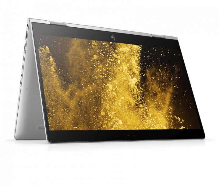 Laptop HP Elitebook x360 830 G6 srebrny - widok namiotu