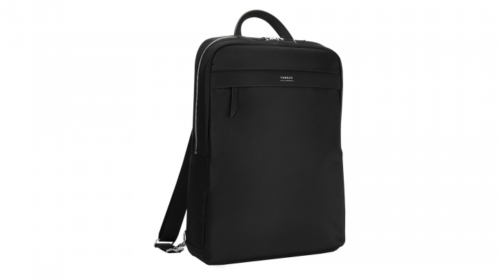 Plecak do laptopa Targus Newport Ultra Slim TBB598GL 15 czarny - przód lewa strona