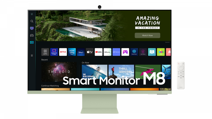 Monitor Samsung Smart M8 LS32BM80GUUXEN - widok frontu